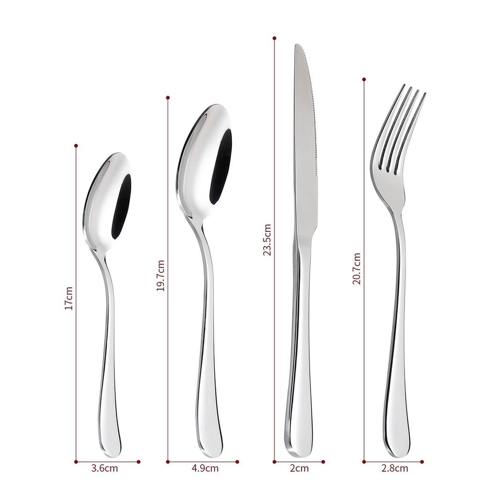 Vinsani 24pcs SS Cutlery Set